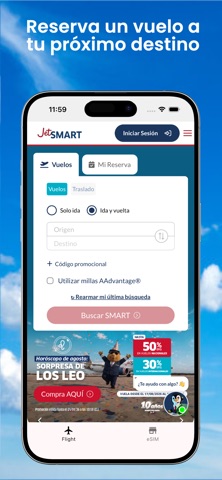 JetSmart iPhone screenshot 1