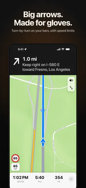 Riders Compass: Motorcycle GPS screenshot 2