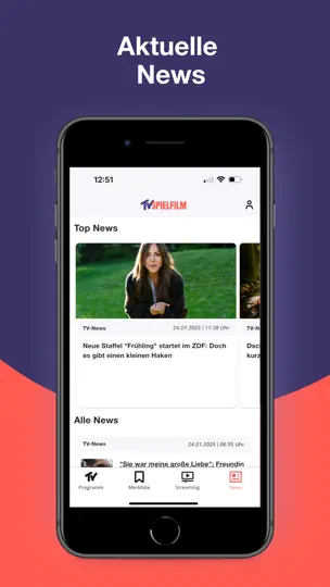 Screenshot von TV SPIELFILM - TV Programm auf dem iPhone 7