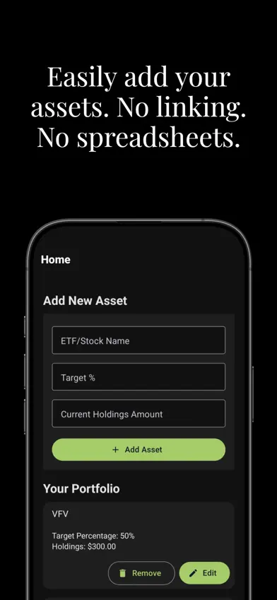 Balanceport - ETF Allocator screenshot 1