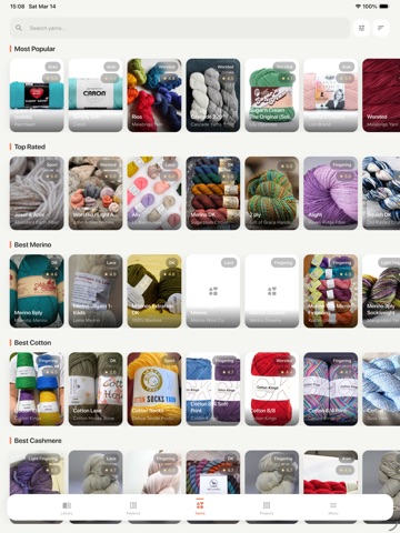 Knitty: Ravelry Companion iPad screenshot