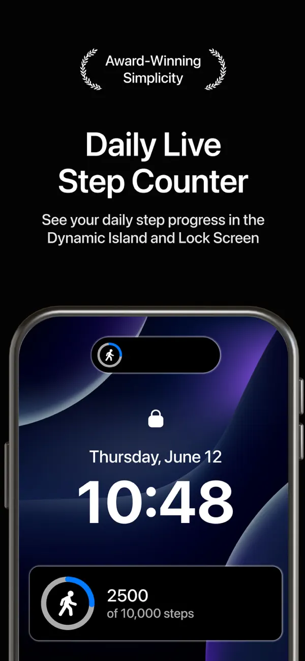 Screenshot #2 pour Live Step Counter