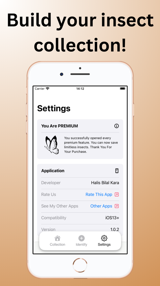 #4. Bug Identifier - Butterfly (iOS) Podle: Halis Bilal Kara