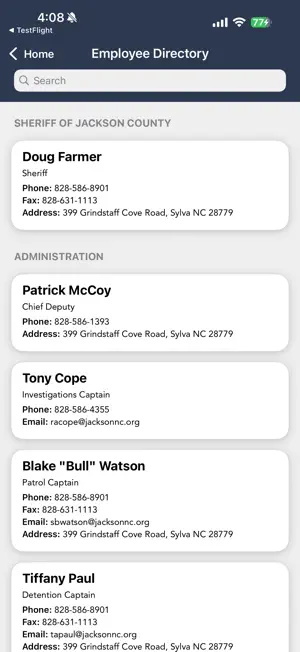 Jackson County Sheriff (NC) screenshot 2