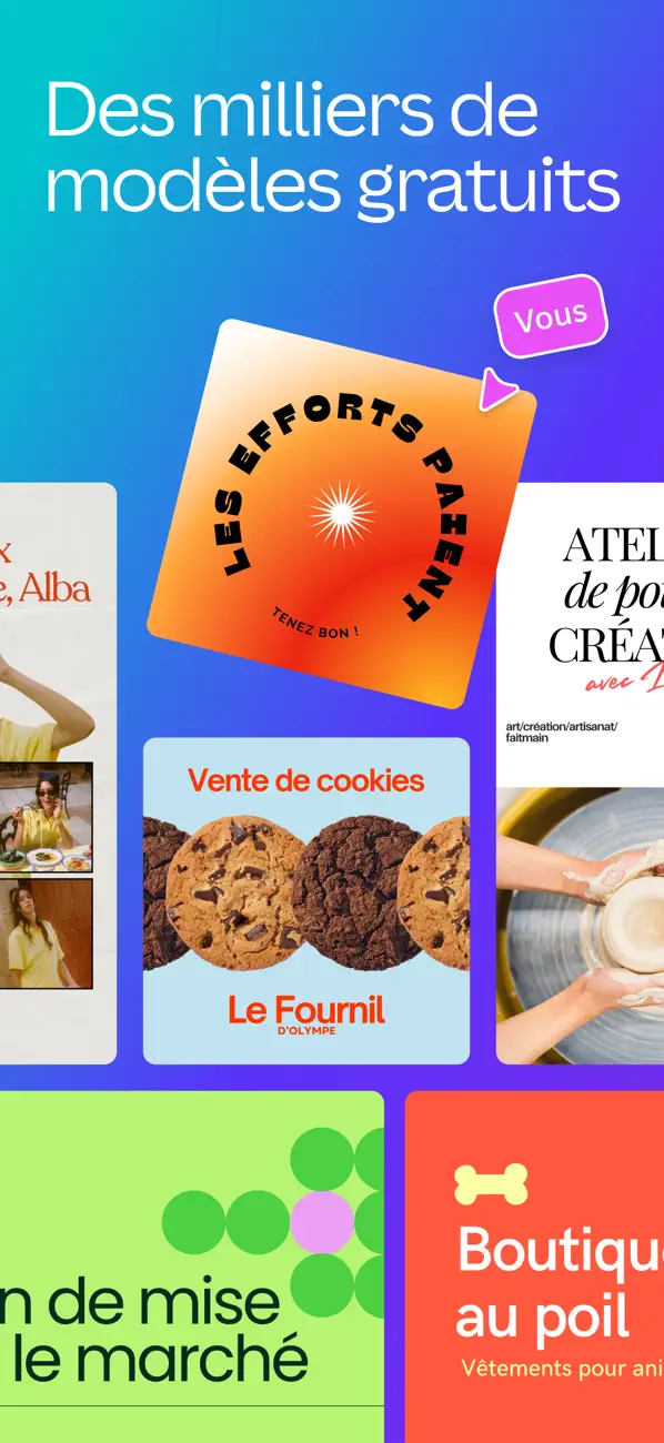 Screenshot #2 pour Canva: Montage Photo Vidéo IA