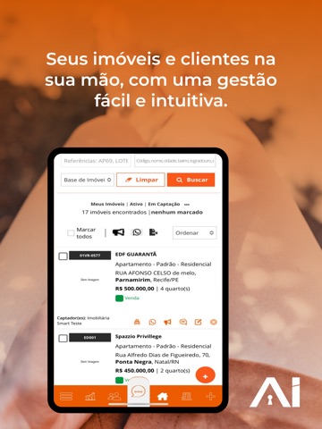 RE.AI.s (Smart Imobiliário) iPad screenshot