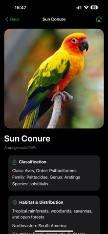 Bird Identifier: Photo & Sound screenshot