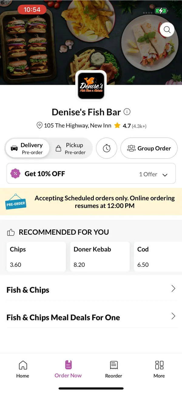 Screenshot #2 pour Denises Fish Bar