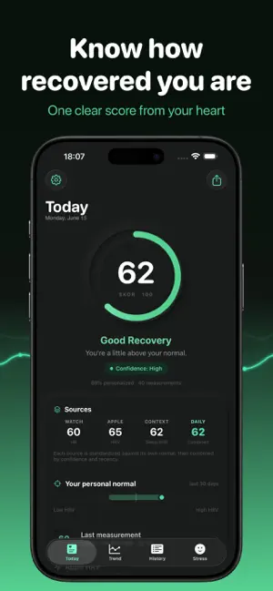 Stress Check: HRV for Watch screenshot 2