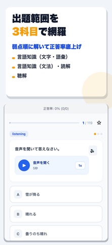 日本語能力試験 合格ドリル screenshot