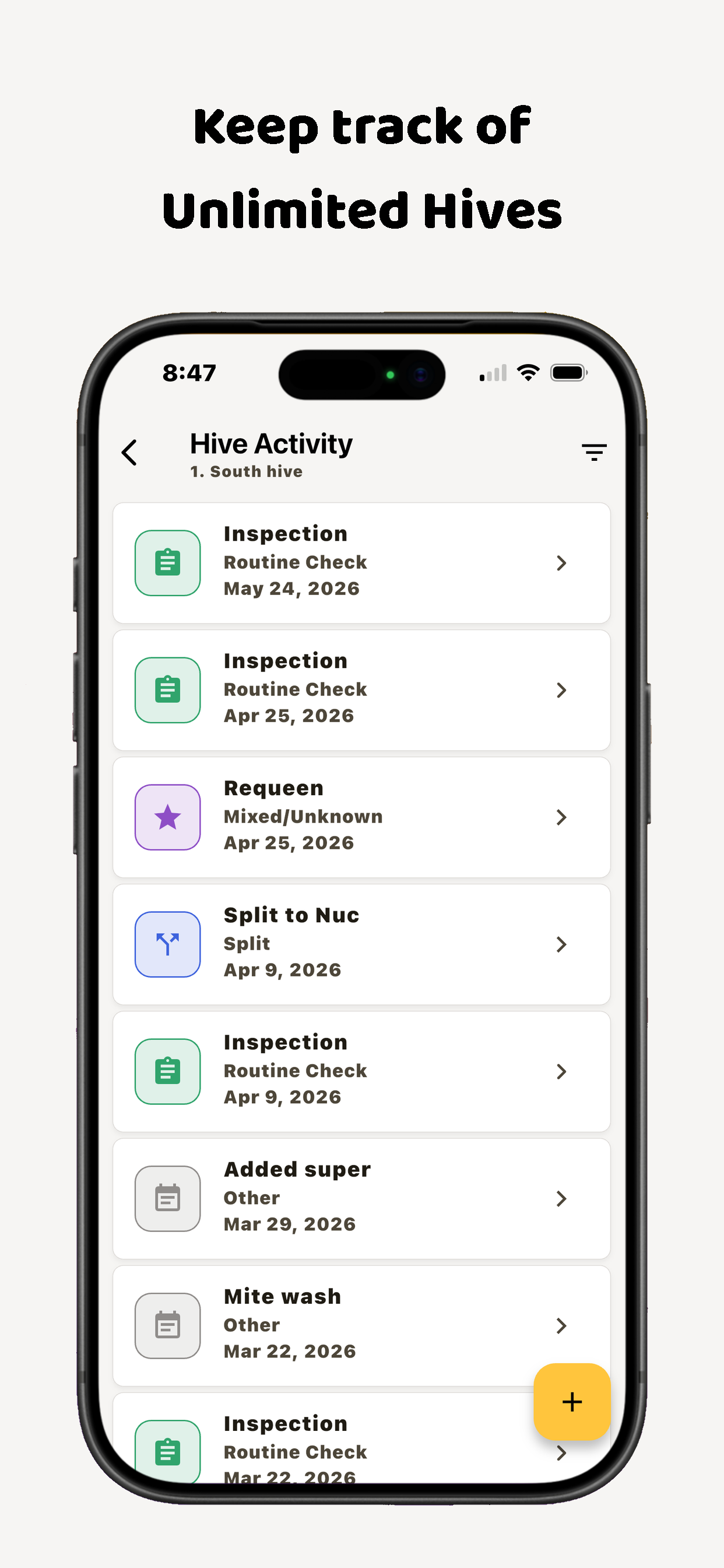 Queenright Beekeeping Logbook