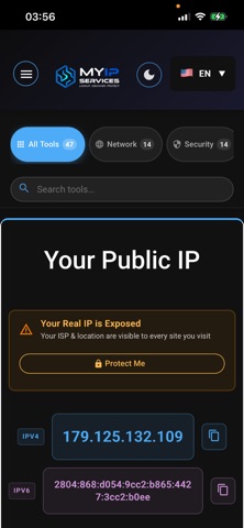 My IP Services screenshot