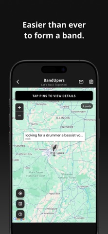 BandUpers iPhone screenshot