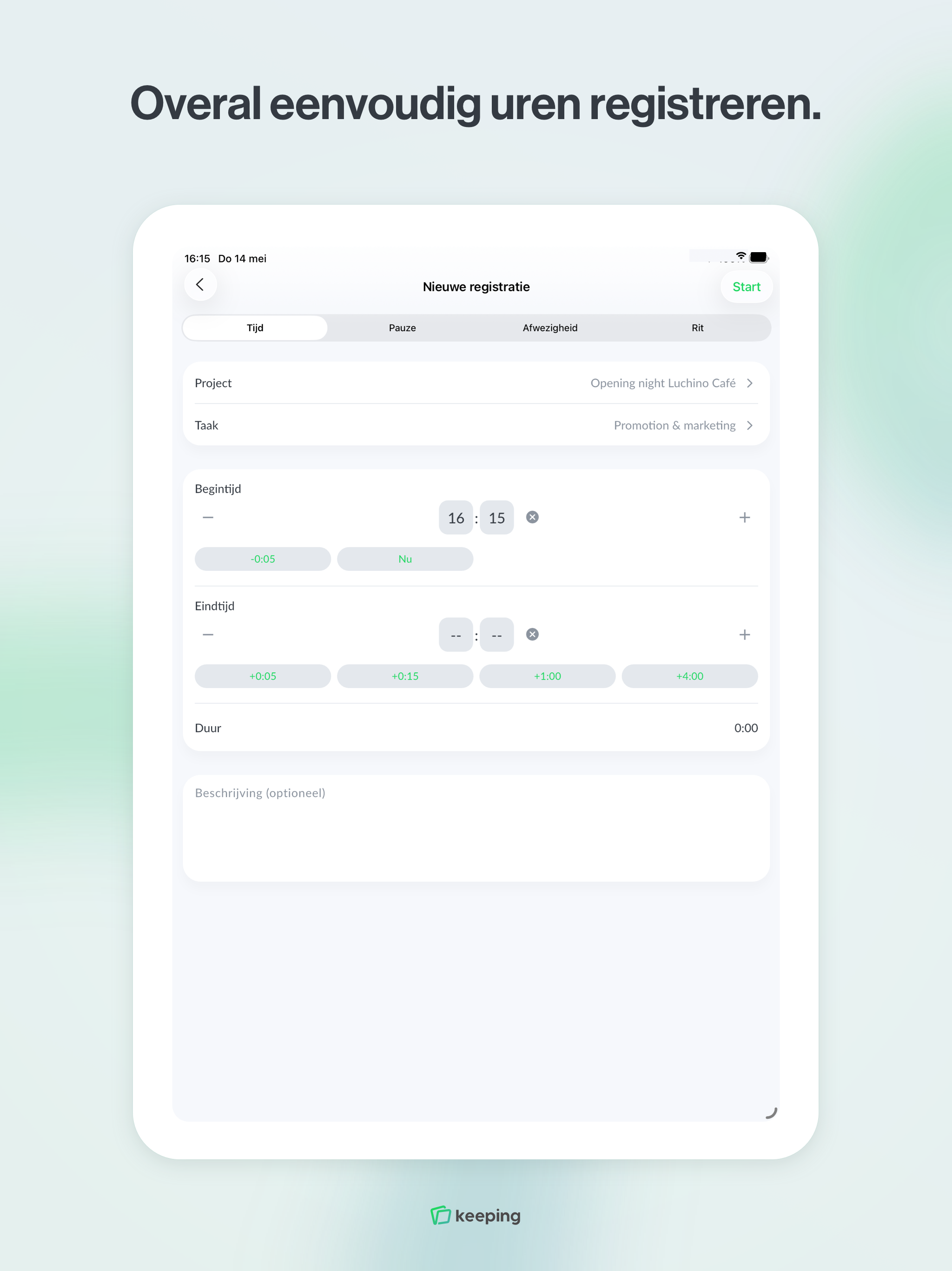Keeping - Easy Time Tracking screenshot 11