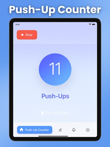 Push-up Counter: Daily Reps iPad screenshot