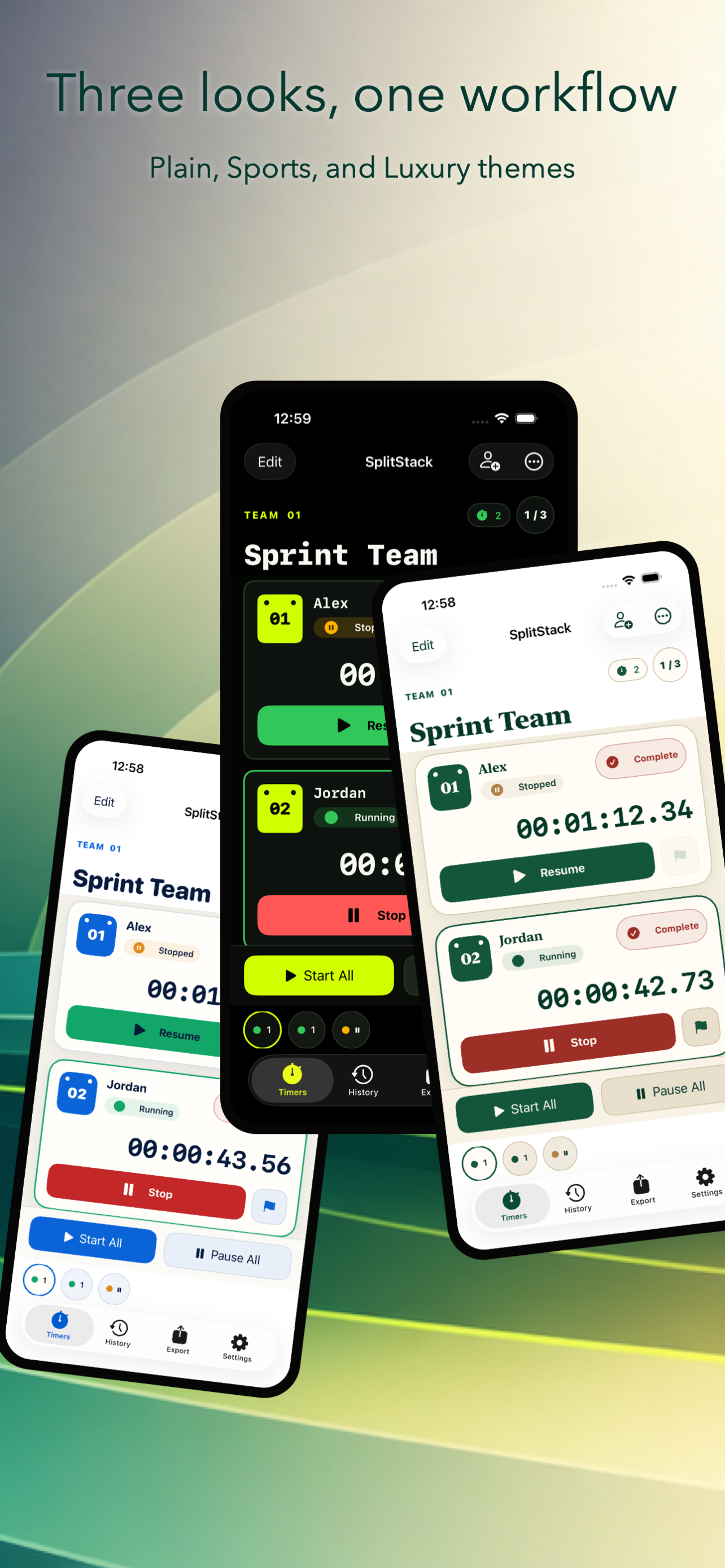 SplitStack: Team Stopwatch screenshot 6
