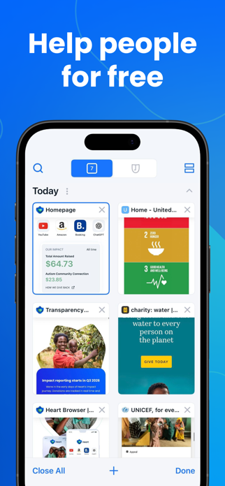 Heart – Browser That Does Good Screenshot 2 of 7