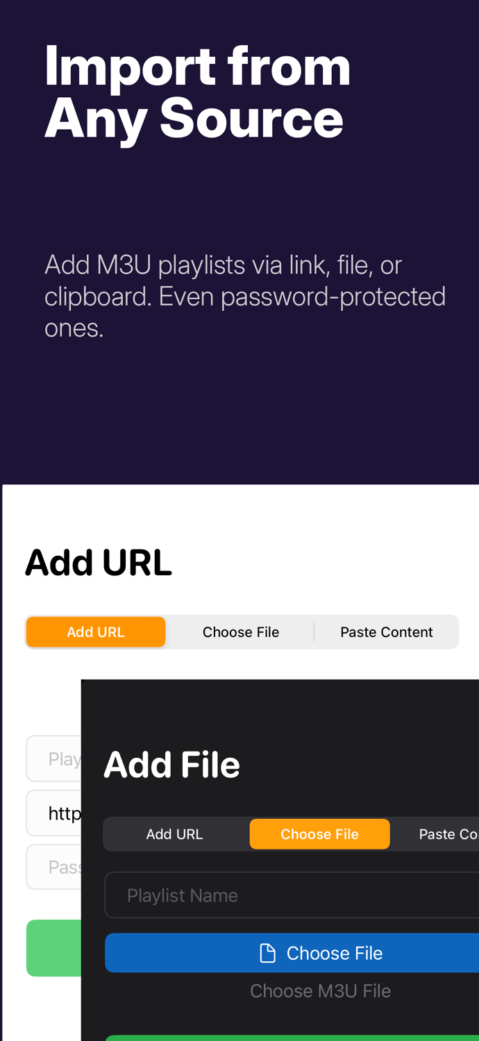 yip iptv player - Live TV
