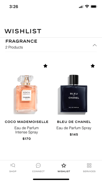 CHANEL Fragrance and Beauty Screenshot