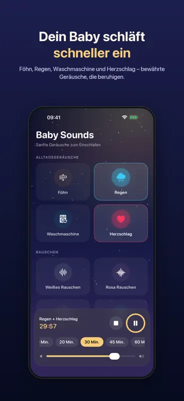 Baby Sounds – Einschlafhilfe screenshot 1 of 4