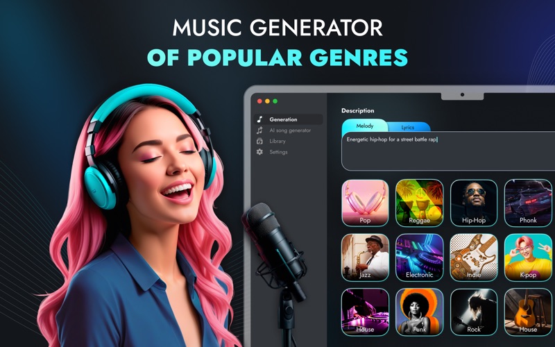 AI Music Generator: Make Songs iPhone screenshot