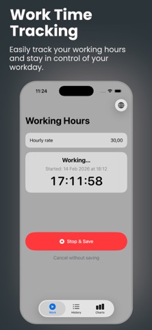 Work Time Tracking screenshot