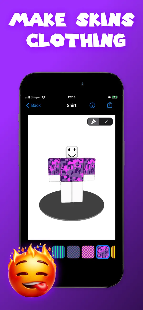 Screenshot #1 pour Clothes Skin maker for Roblox