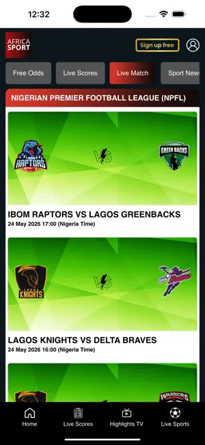 Africa Sport Network screenshot 3