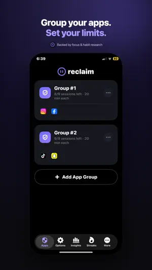 Reclaim: Screen Time Blocker screenshot 4