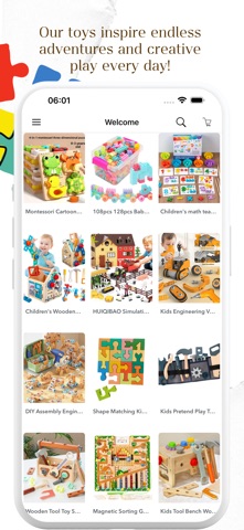 Cheap Kids Toy Shopping Shop iPhone screenshot