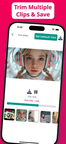 Video Trimmer: Videos Editor iPhone screenshot