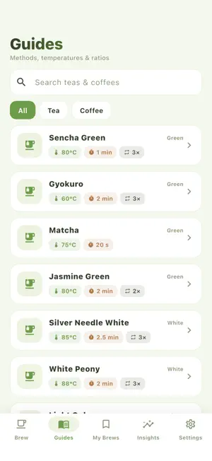 Brewory: Tea & Coffee Timer screenshot 2