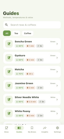 Brewory: Tea & Coffee Timer Screenshot 2 of 5