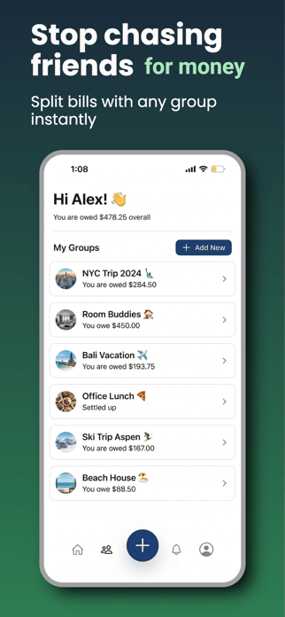 SplitBuddy- Bill Splitter App Screenshot 1 of 6