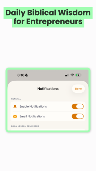 Entrepreneur's Bible screenshot