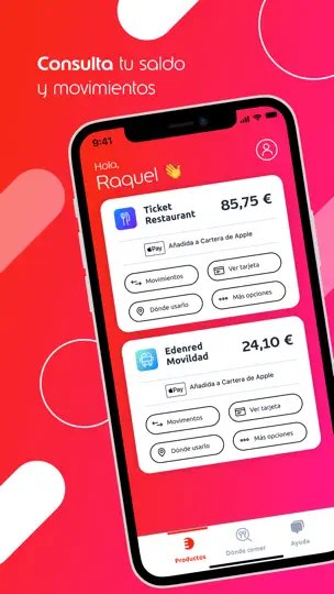 Screenshot von Edenred España – MyEdenred auf dem iPhone 1
