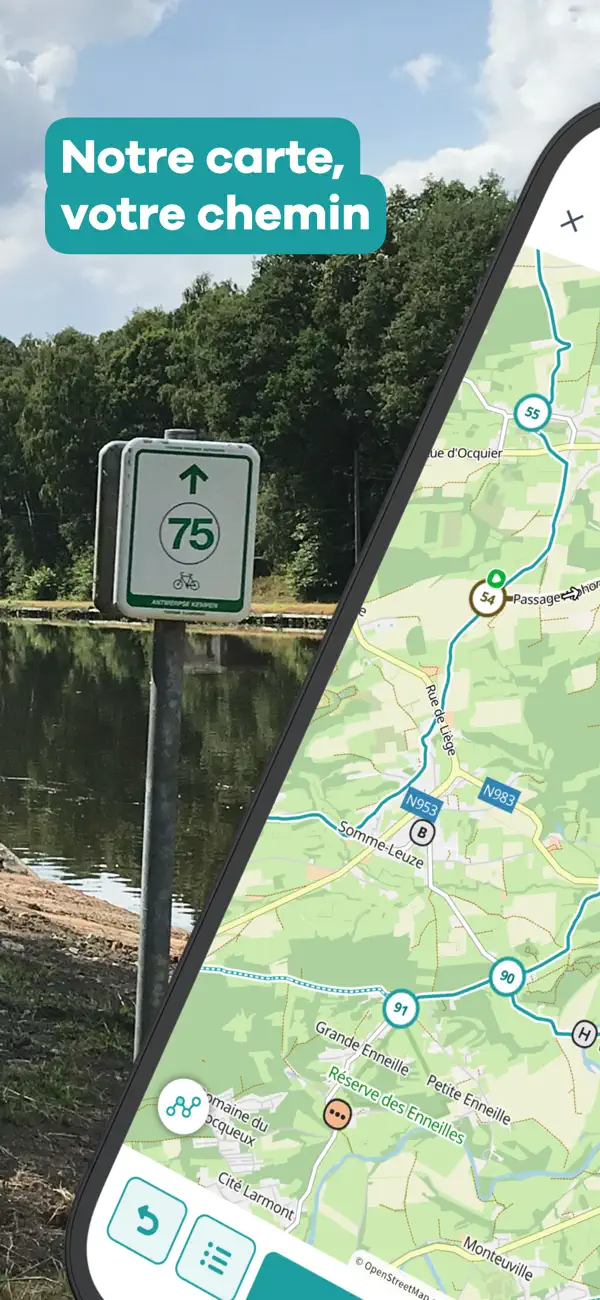 Screenshot #1 pour NodeMapp Bike