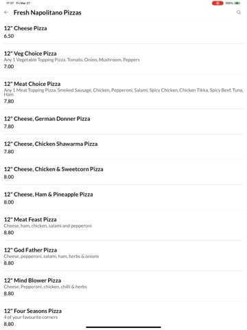 Royal Chippy Newmilns iPad screenshot