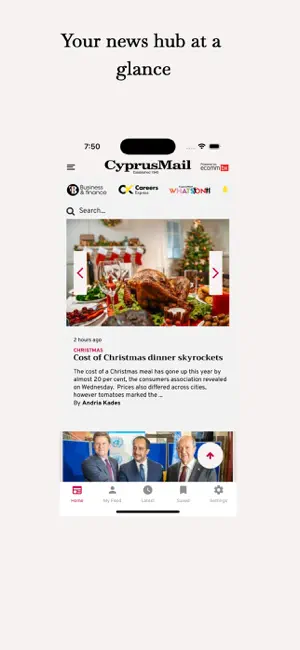 Cyprus Mail App screenshot 1