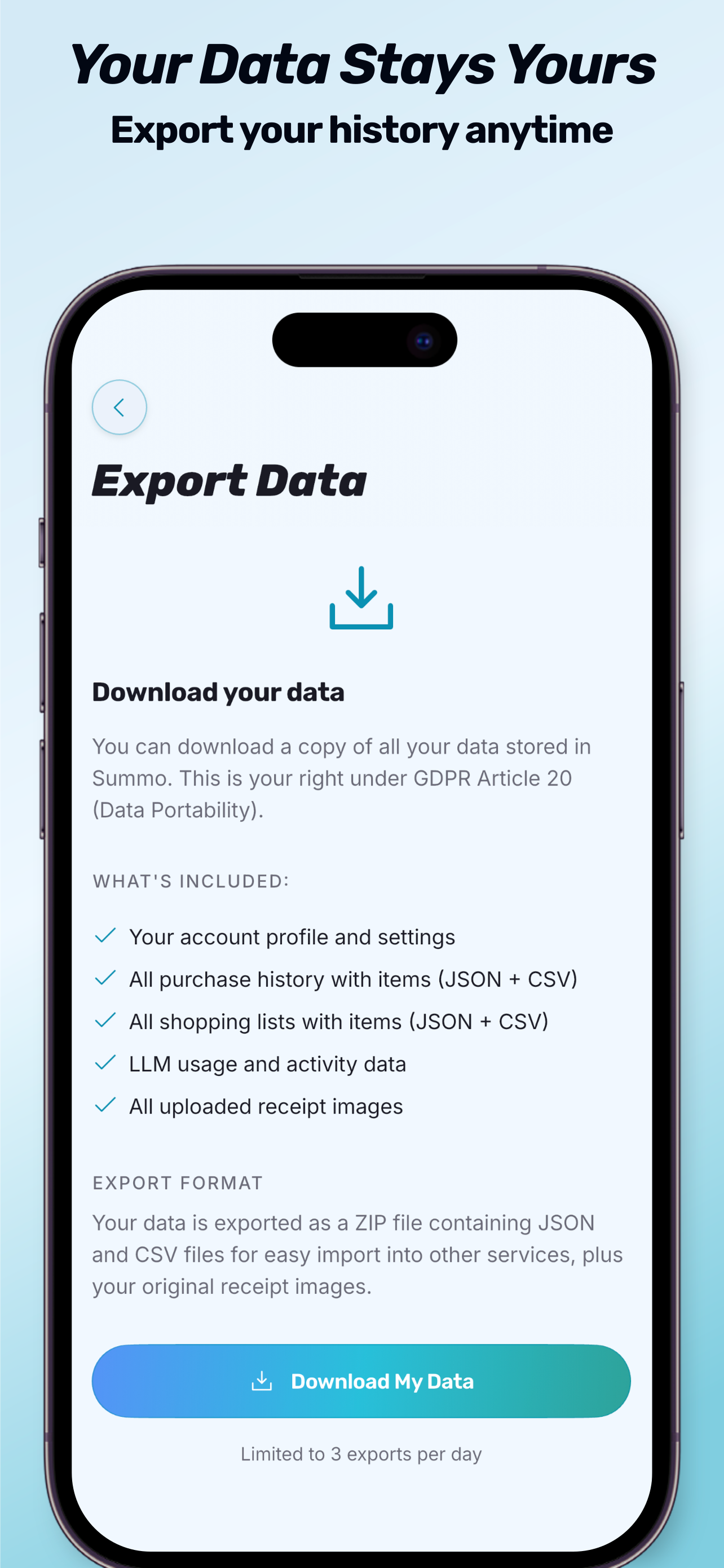Summo+ Grocery List Manager screenshot 10