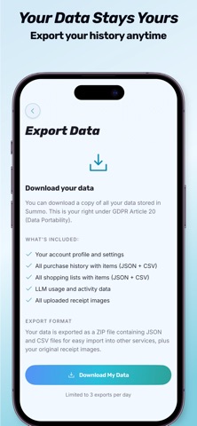 Summo+ Grocery List Manager Screenshot 10 of 10