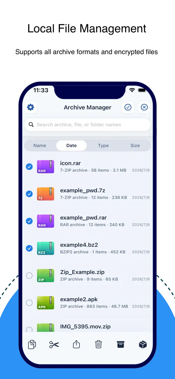 Screenshot #2 pour RAR Extractor - Unzip File