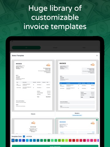 Invoice Maker - Invoice Buddy iPad screenshot