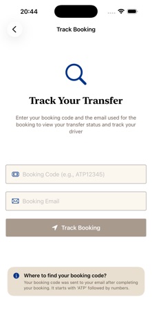 Airport Transfer Portal screenshot