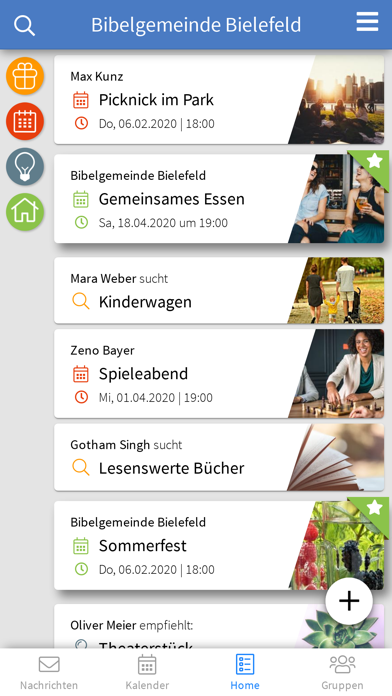 Bibelgemeinde Bielefeld app screenshot