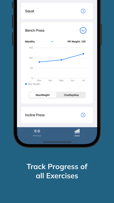 Power Workout Tracker Screenshot