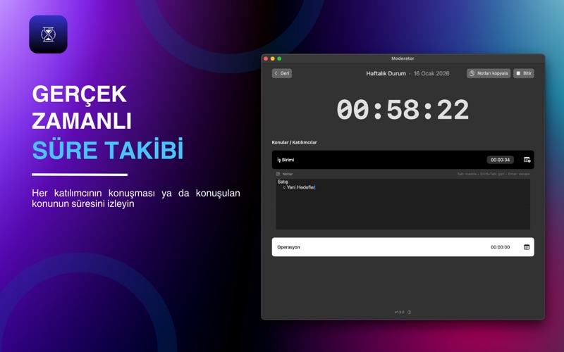 Moderatör screenshot