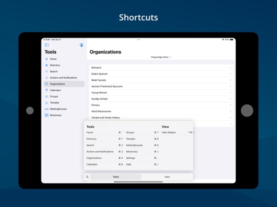 Member Tools iPad screenshot