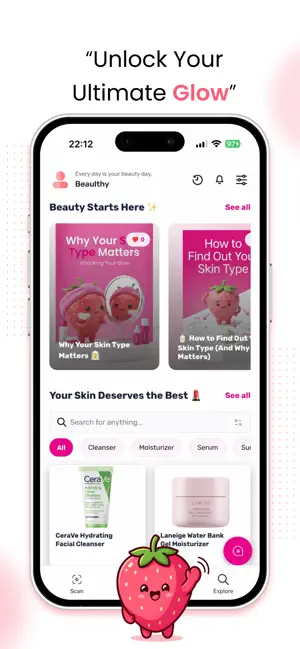Beaulthy: Skincare Scanner screenshot 1