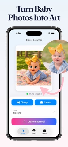 Babymoji - Baby Photo Art screenshot